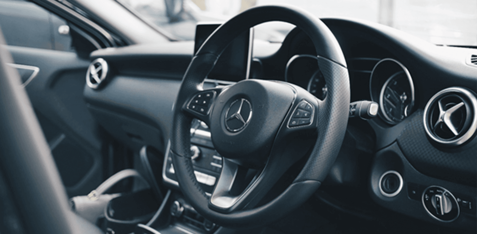 Picture of the inside of a new car brought through PCP car finance